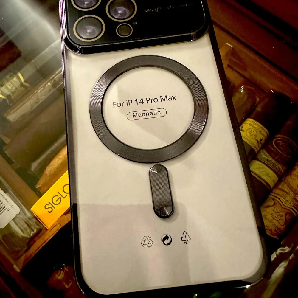 iPhone 14 ProMax Luxury lens protection bumper shockproof Phone Case